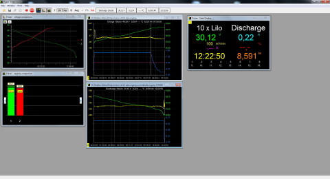 Konion 10s4p VTC Lade und Entladevorgang